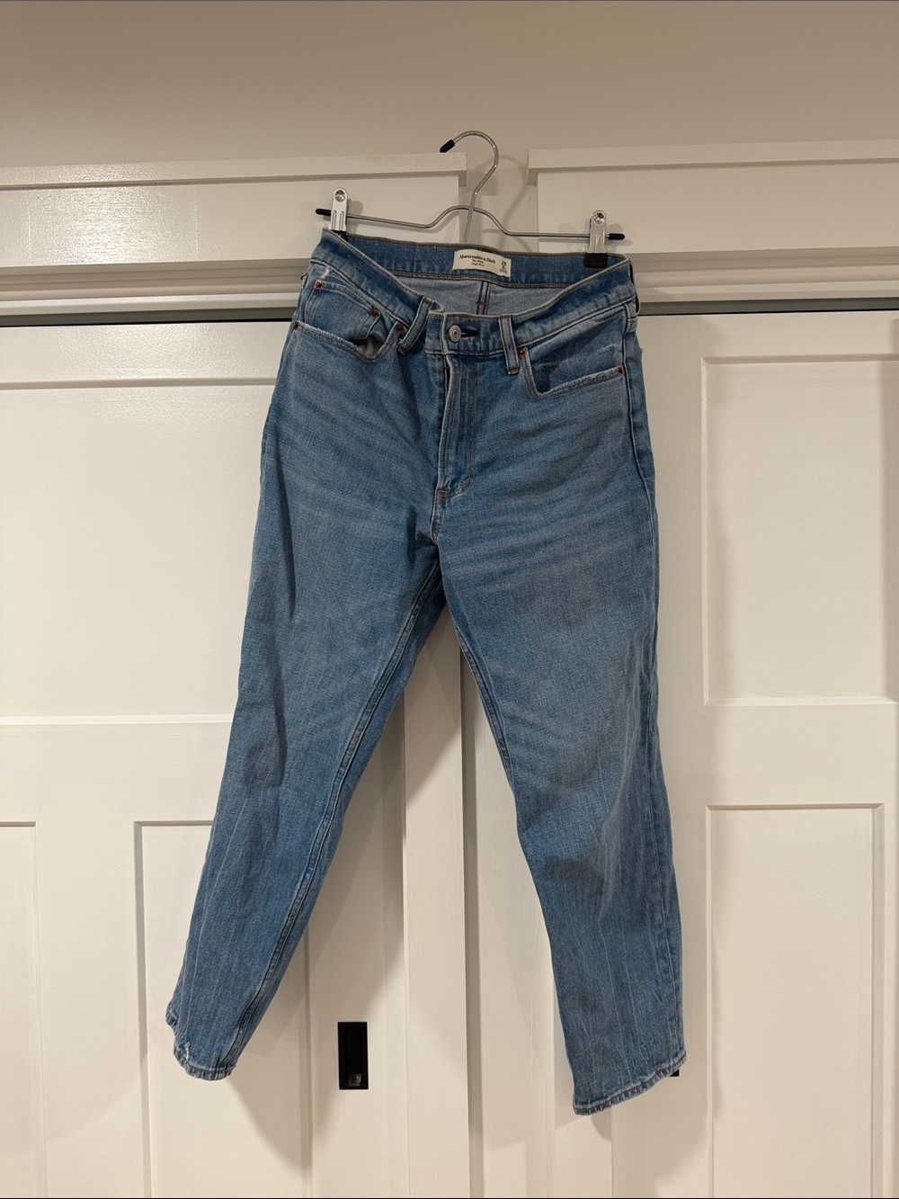 Abercrombie & Fitch Light Blue Boyfriend Jeans